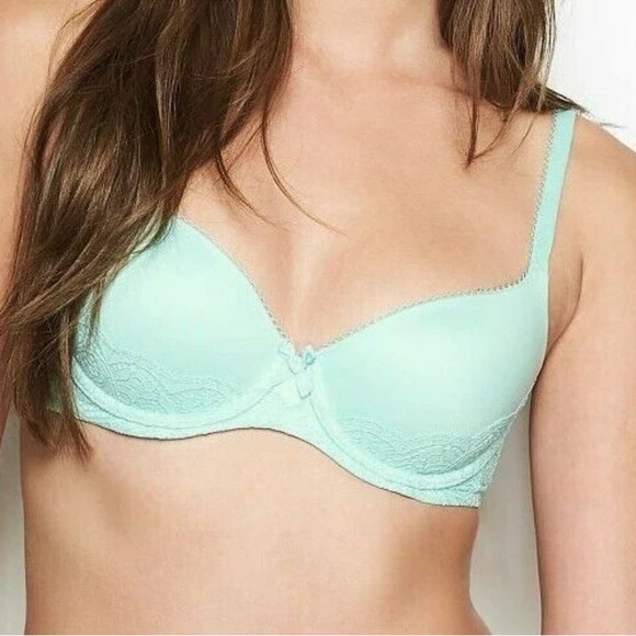Victoria's Secret Other - NWT Victoria's Secret 32DD *BODY BY VICTORIA* LINED DEMI BRA *Opal Blue*